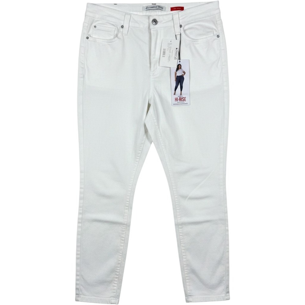 Celebrity Pink Womens Skinny Hi-Rise The Spice Jeans White Size 14 NWT